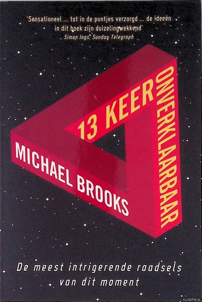 Brooks, Michael - 13 x onverklaarbaar: De meest intrigerende wetenschappelijke raadsels van nu