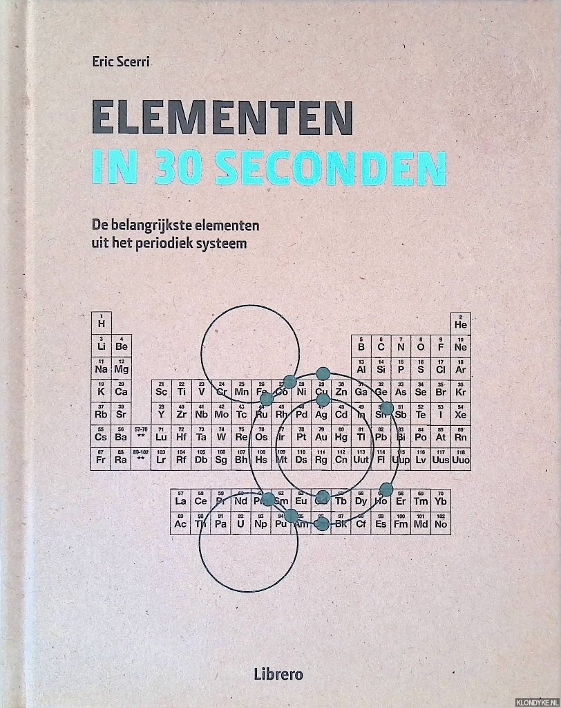Scerri, Eric - Elementen in 30 seconden: de belangrijkste elementen uit het periodiek systeem