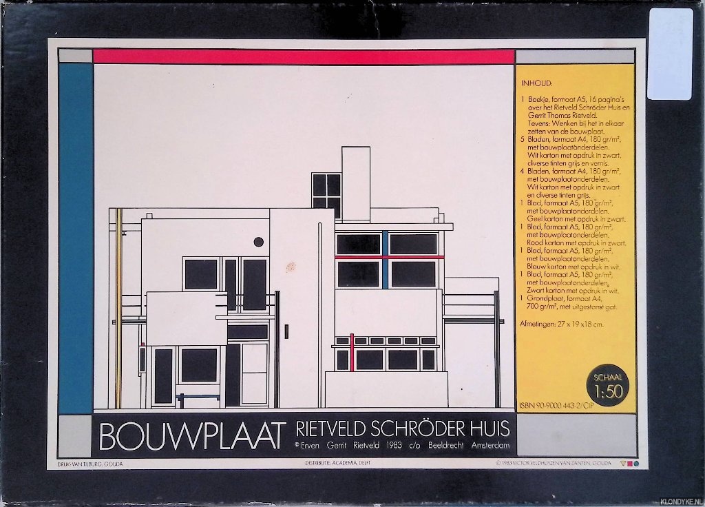 Rietveld, Gerrit Th. - Scale Model Kit = Bouwplaat: Gerrit Th. Rietveld: Zonnehof Amersfoort
