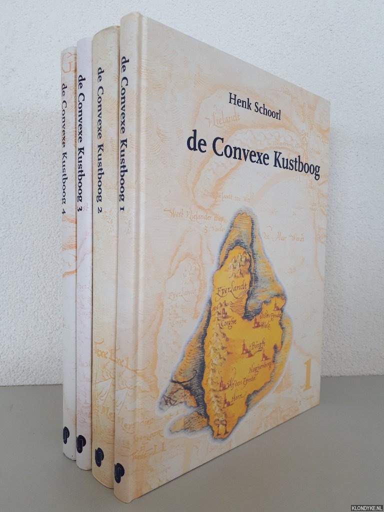 Schoorl, Henk - De convexe kustboog. Texel, Vlieland, Terschelling. Bijdragen tot de kennis van het westelijk Waddengebied en de eilanden Texel, Vlieland en Terschelling (4 delen)