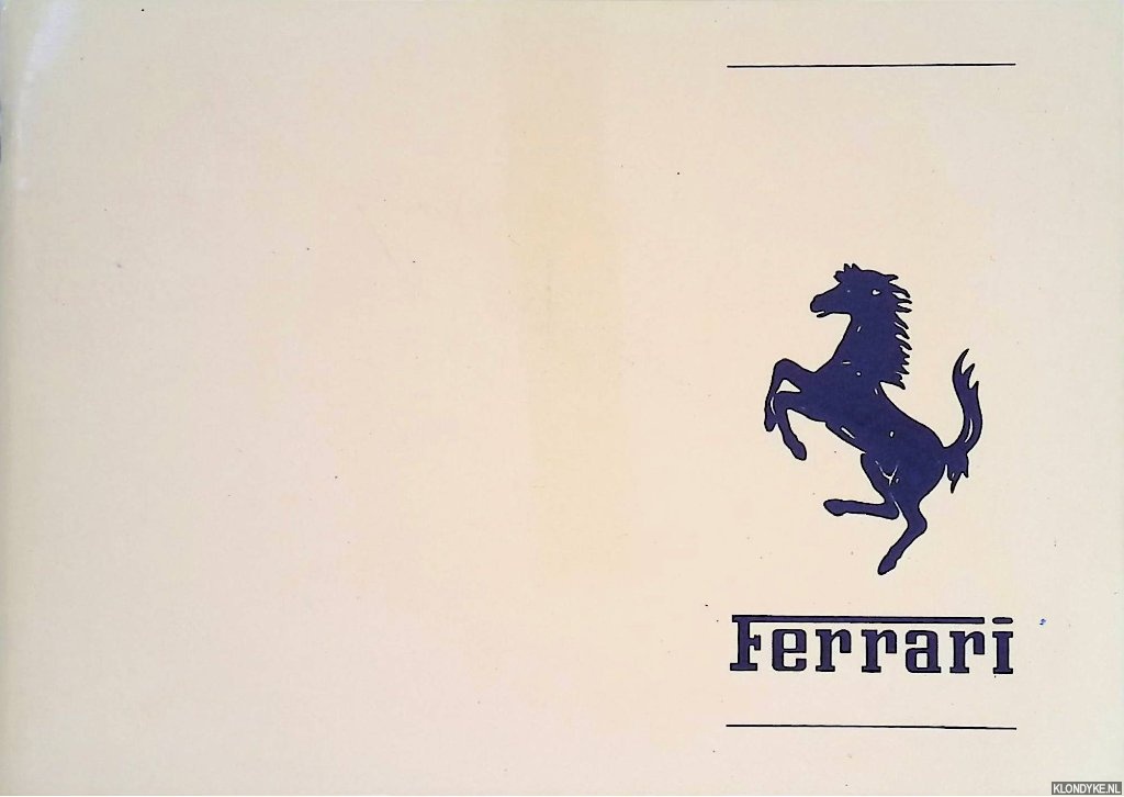 Tielemans, Walther M.J. - en anderen - Ferrari: Expositie Lions Club 1992